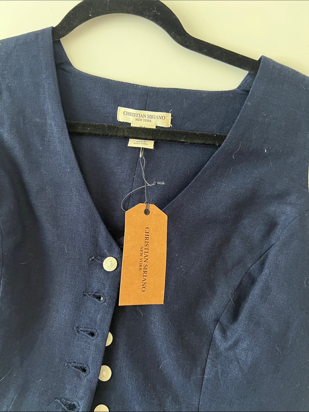 nwt navy top - Picture 2 of 2